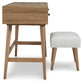 Ashley Express - Thadamere Vanity/UPH Stool (2/CN)