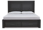 Foyland  Panel Storage Bed