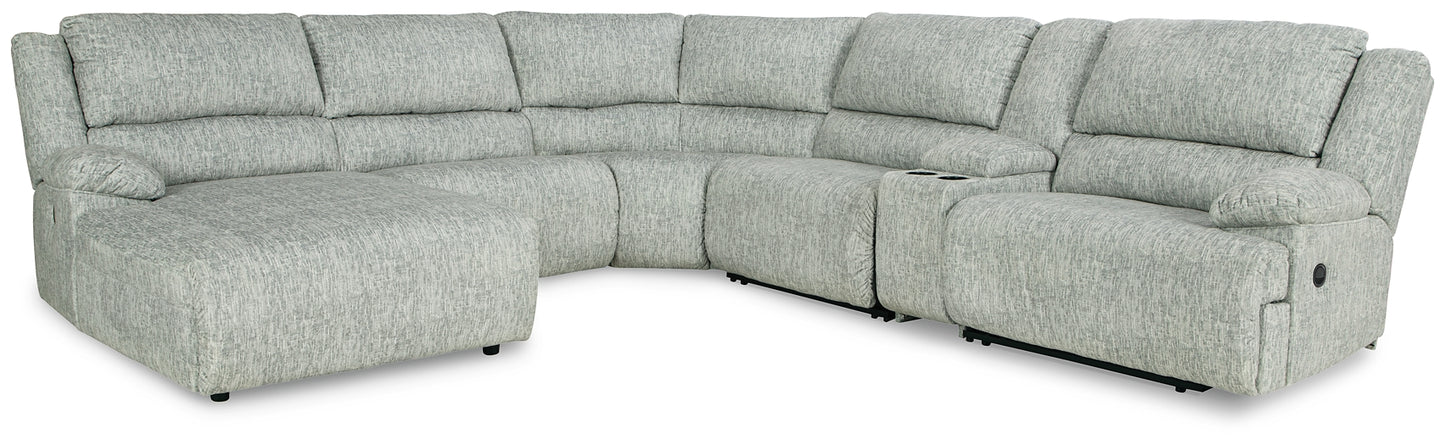 McClelland 6-Piece Reclining Sectional with Chaise