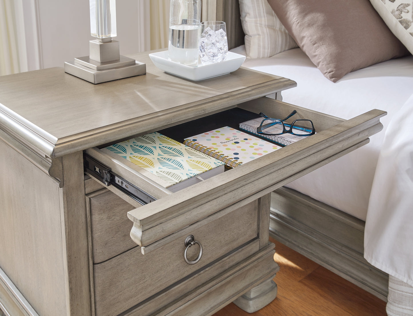 Ashley Express - Lexorne Three Drawer Night Stand