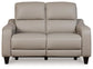 Mercomatic PWR REC Loveseat/ADJ Headrest