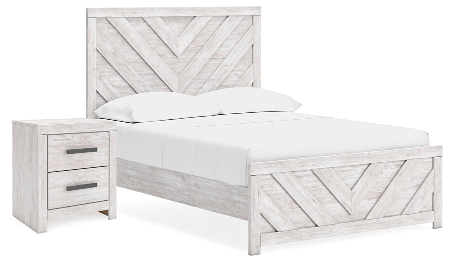 Ashley Express - Cayboni Full Panel Bed with Nightstand