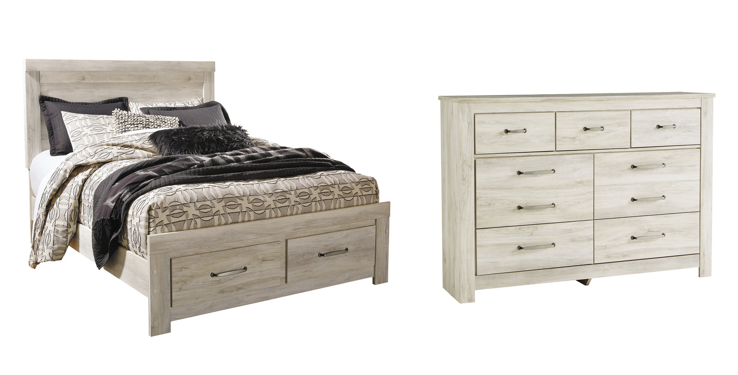 Bellaby  Platform Bed With 2 Storage Drawers With Dresser