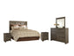 Juararo Queen Panel Headboard with Mirrored Dresser and 2 Nightstands