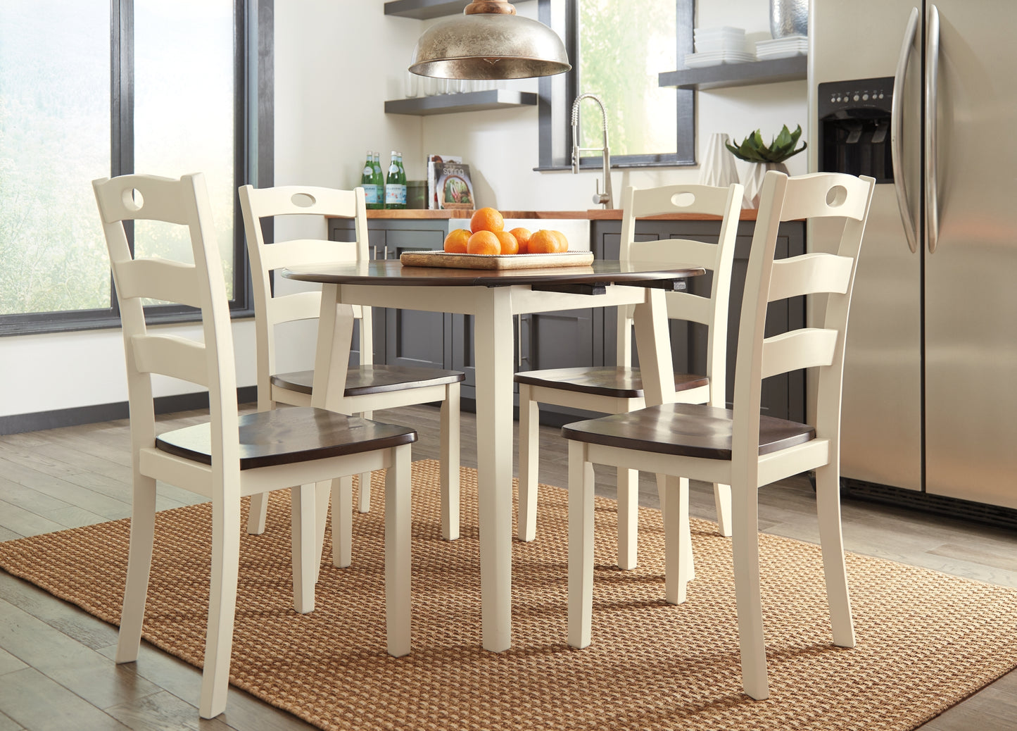 Ashley Express - Woodanville Dining Table and 4 Chairs