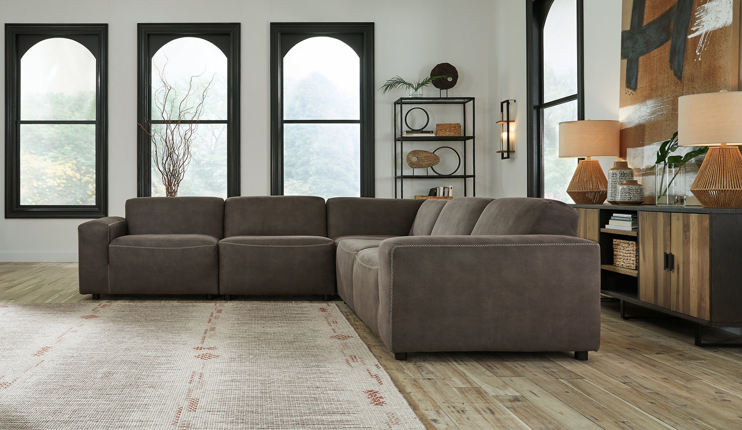 Allena 5-Piece Sectional with Ottoman