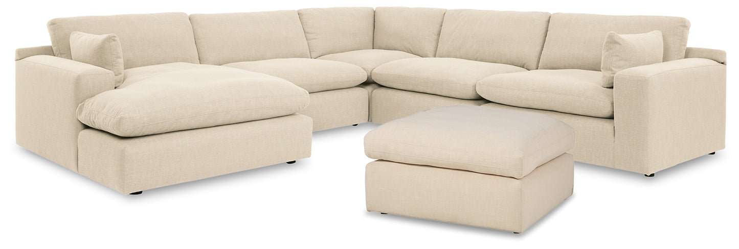 Elyza 5-Piece Sectional with Ottoman